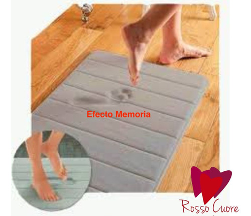 Imagen 4 de 8 de Alfombra Mafalda Con Efecto Memoria 40x60 Cm