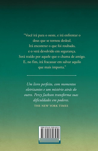 Percy Jackson E Os Olimpianos: O Ladrão De Raios - Livro 1 (nova Capa) - Capa Comum - Editora Intrínseca
