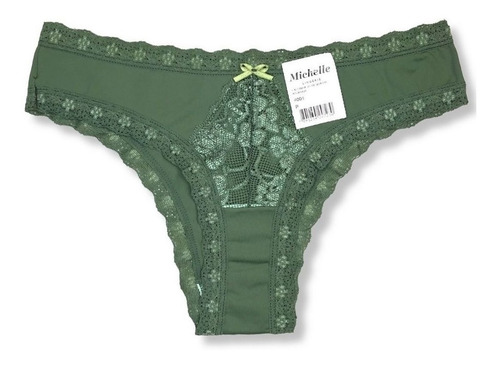 Kit C/ 3 Calcinha Tanga Renda Frontal Transparente Michelle