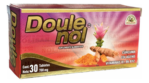 Curcuma Colágeno Doule Nol  30 Tab Magnesio Articulaciones