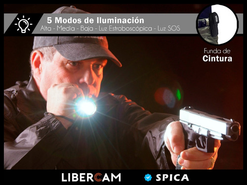 Imagen 7 de 10 de Linterna Tactica Led Spica X12 Bateria Herramientas 12000 Lm