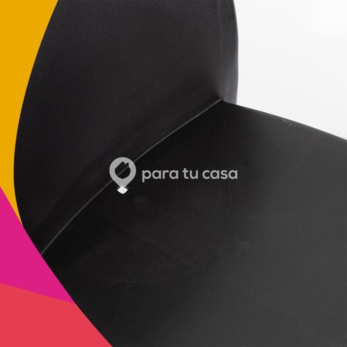 Imagen 2 de 12 de Silla Plástica Reforzada Patas De Caño Color Galana Quality