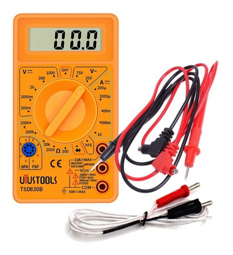 Multimetro Digital Tsd830b Inc Cables Y Batería