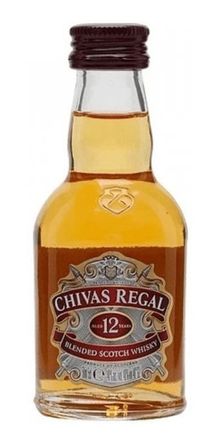 Whisky Chivas Regal 12 Años 50cc Miniatura