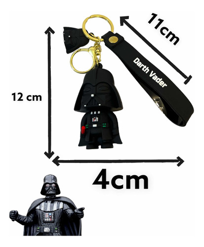 Llavero Star Wars Darth Vader X 1 Para Regalar Increíbles