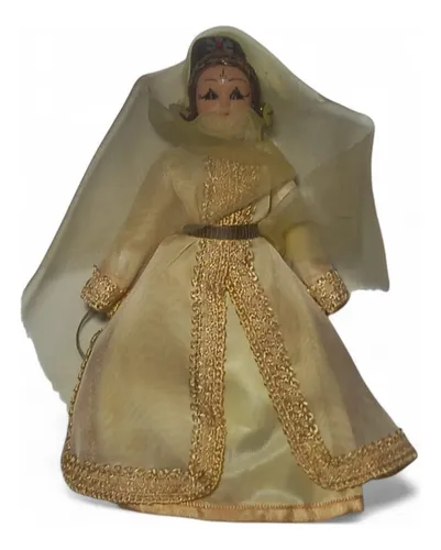 comprar Antiga Sounevir Boneca Enfeite Origem India 23540 Rrdeco