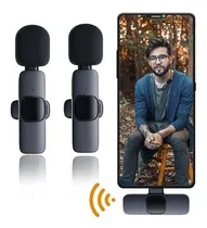 Comprar 2 Microfones K9 Lapela Sem Fio Lavalier P\u002F Android Tipo C Cor Android (TIPO C)