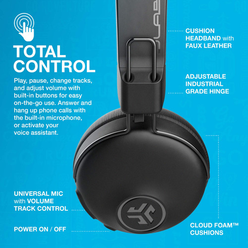 Audífonos De Diadema Jlab Studio Inalámbricos Con Bluetooth