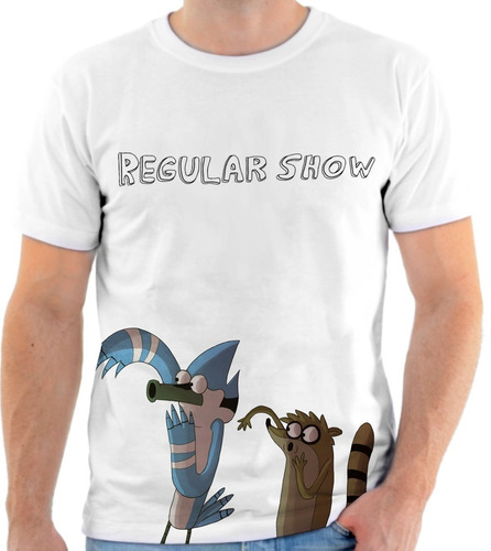 Camiseta Camisa Personalizada Apenas Um Show, Mordecai Rigby