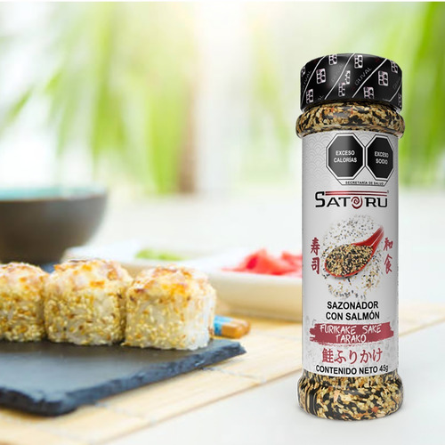Imagen 6 de 8 de Furikake, Condimento Japonés De Salmón 45g