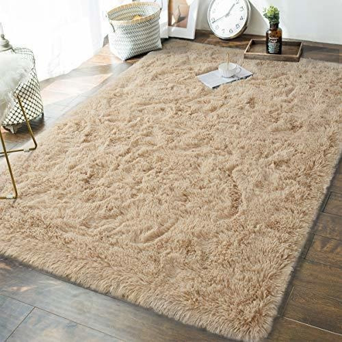 Andecor - Alfombras Suaves Y Esponjosas Para Dormitorio, 4.9