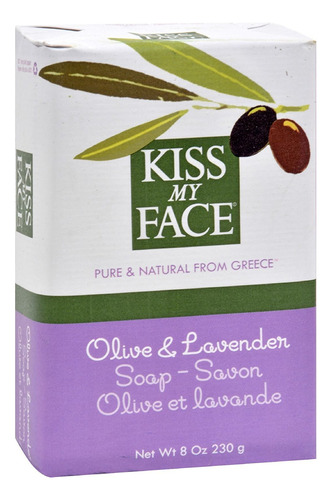 Kiss My Face - Jabón De Barra De Aceite De Oliva Y Lavanda.