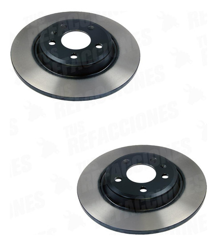 Par De Discos Traseros Audi A4 2011 2012 1.8 Trw