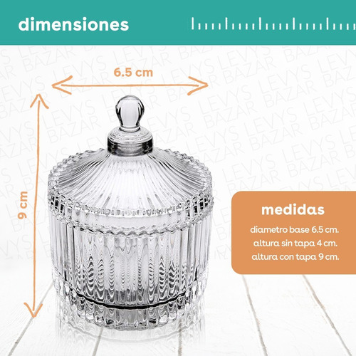 Imagen 3 de 7 de 10 Carameleras Bomboneras Candy Bar De Vidrio Souvenir
