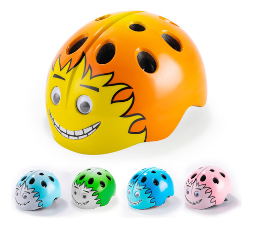 Casco Bici Niños Sifvo Ajustable Y Ligero 2 Juegos De Almoha