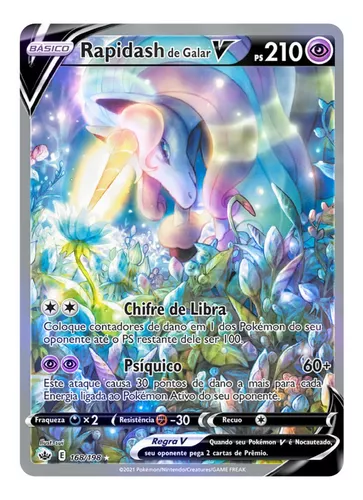 Rapidash de Galar V, Reinado Arrepiante, Banco de Dados de Cards do  Estampas Ilustradas