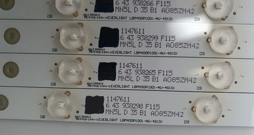 Lbm400p1001 4 Tiras De 10 Leds Hisense 40h5b2 (Usado)