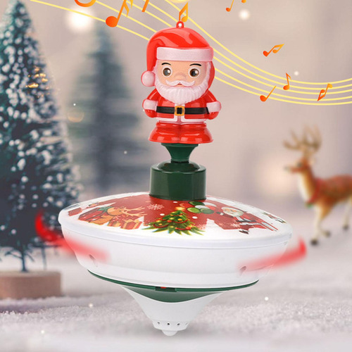 Peonza Giratoria Con Luz Led, Regalo De Navidad Para Niños,