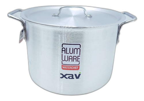 Olla Aluminio Industrial Con Tapa 24lts Alumware 0670 Xavi