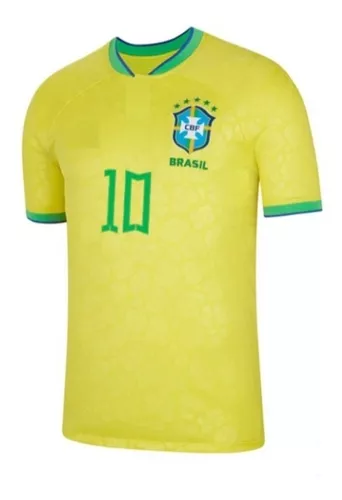 Camiseta Brasil Seleção Brasileira Camisa 10 Copa/mund P M G - Escorrega o  Preço