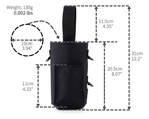 B Bolsa De Gimnasio Magnética Con Bolsa For Botellas