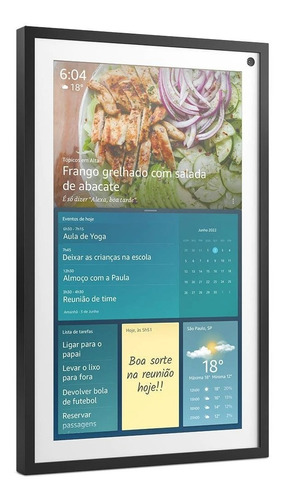 Echo Show 15 Amazon Smart Display Full Hd 15,6'' Com Alexa Cor Preto 110V/220V