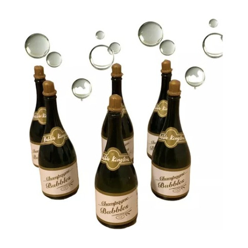 24 Pzas De Botellas Burbujas De Champaña Para Boda O Evento