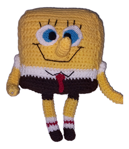 Tejido A Mano Crochet Bob Esponja