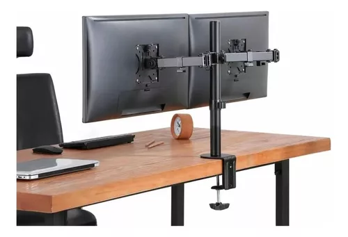 RICOO Soporte Monitor Mesa Base articulado Giratorio Inclinable