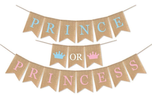 Prince Or Princess Gender Reveal Decorations,gold Crown Baby