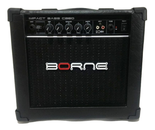 Cubo Amplificador Para Baixo Borne Impact Bass Cb60 - Preto