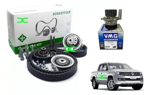 Kit Correa Distribucion Volkswagen Amarok 2.0 Ina Bomba Agua