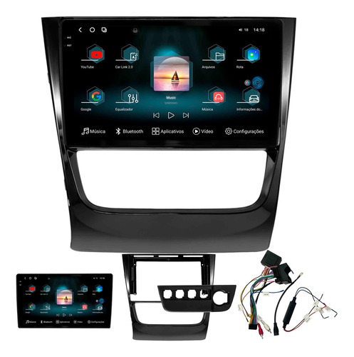 Multimidia Fóton G3 Gol Voyage 13 A 16 8+256gb Octa 2k 9p