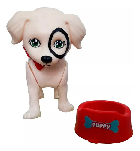 Mascota Perrito Puppy Original Cariñiro Con Platito 