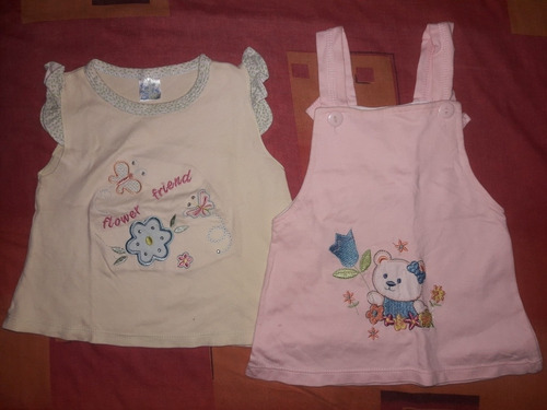 Vestido Bebe 1 Año Y Polo Bebe 2 Años Usados