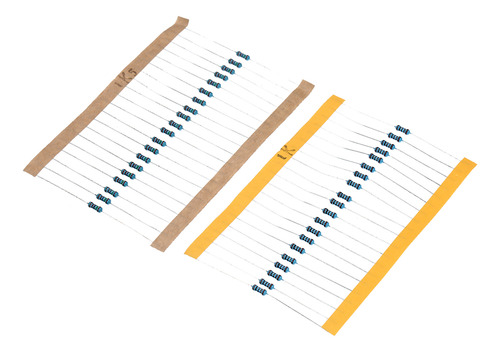 Resistor 1% 130 0.25w 1/4w Kit 2600 Piezas Values Pack De Re