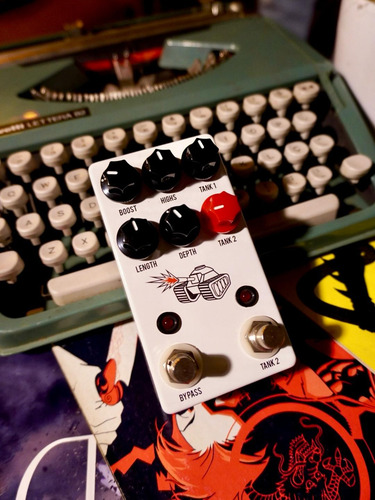Pedal Jhs Spring Tank Reverb Branco (Usado)