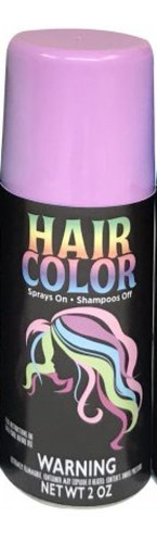 Spray Para Pintar Cabello Lila Pastel 2oz