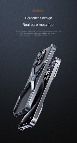 Adequado Para iPhone Series Estrutura De Metal E Capa Sem