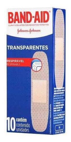 Curativos Band-aid Transparente Leve 10 E Pague 8