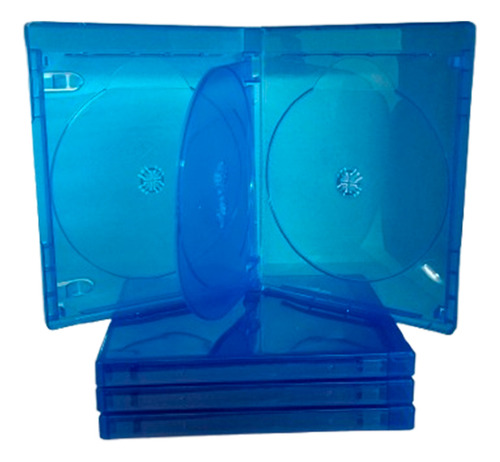 30 Estuches Para 4 Discos Blu Ray 14 Mm Lomo