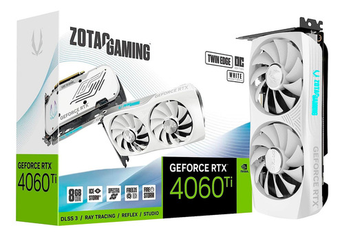 Placa De Vídeo Zotac Gaming Rtx 4060 Ti Twin Edge Oc, 8gb