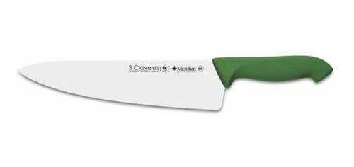 Cuchillo Cocinero 25 Cms 3 Claveles Proflex- Verde 8264