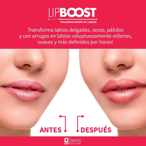 Imagen 4 de 10 de Lipboost Voluminizador De Labios 2x1