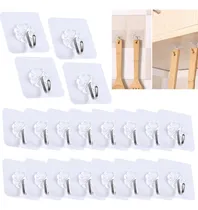 Comprar Ganchos Adhesivos De Pared, Paquete De 20 Ganchos Adhesivos 