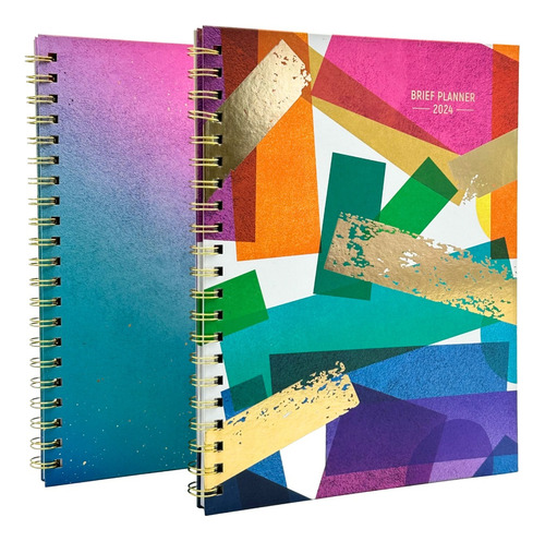 Agenda Planeador Brief Planner Organizador Mensual Apuntes