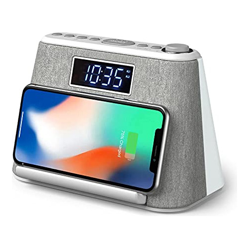 Reloj Despertador Digital Radio, Reloj Despertador Jnwha