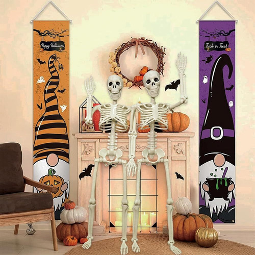 2pack De Plástico Posable Halloween Esqueleto Decoraciones,