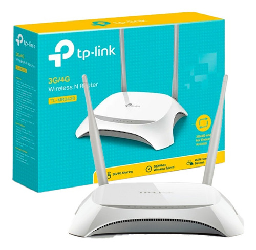 Router Inalambrico Tp-link Wi-fi 3g/4g Lte 300 Mbps Jwk