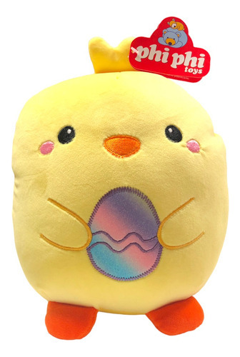 Imagen 1 de 7 de Peluche Pollito Phi Phi Toys Abrazable Kawaii Super Suave